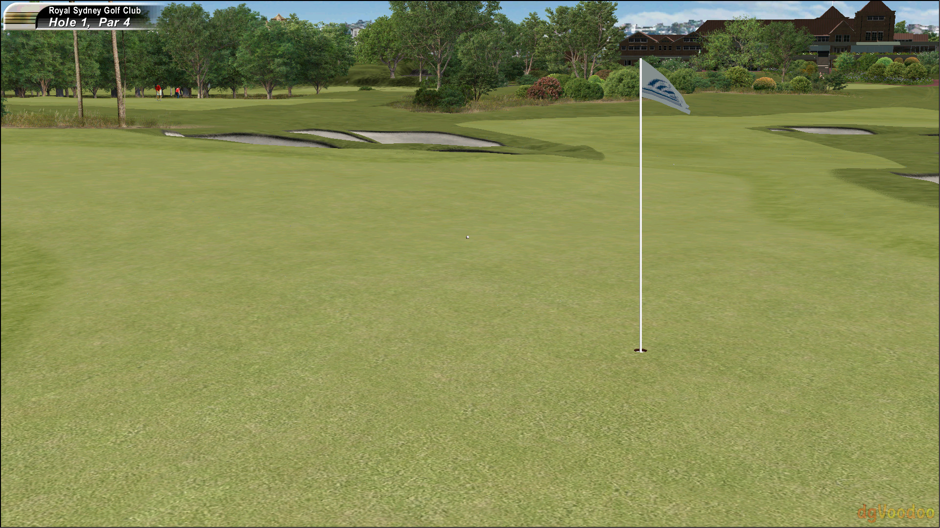 Looking back on Hole 1
