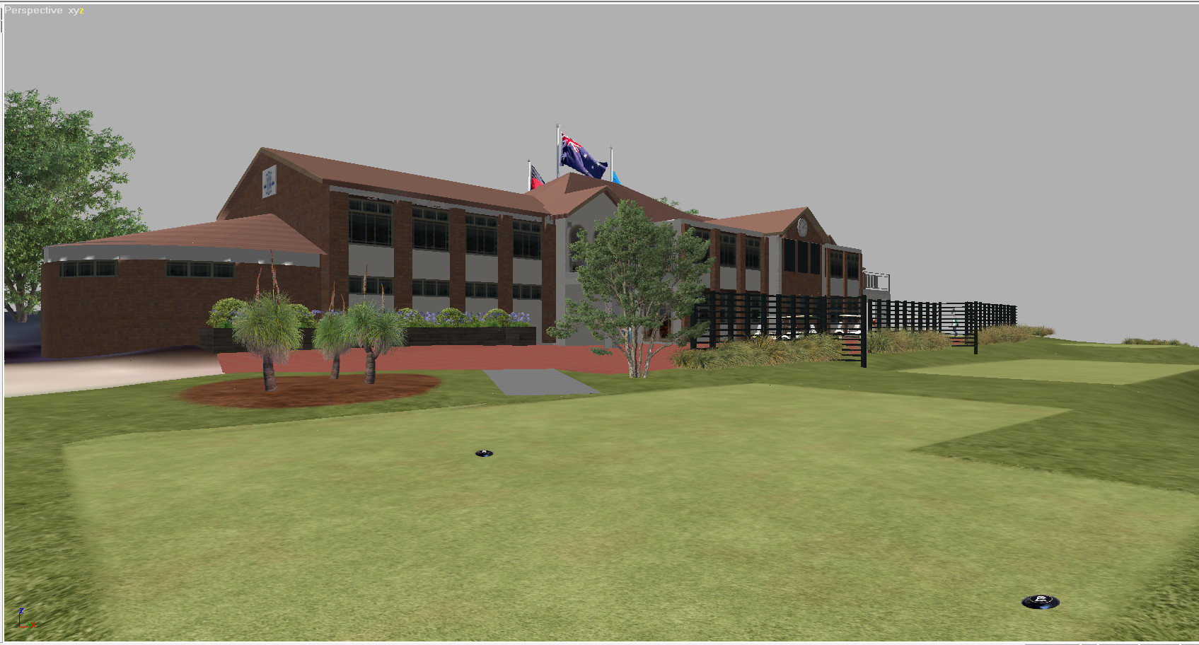 A view from the first tee