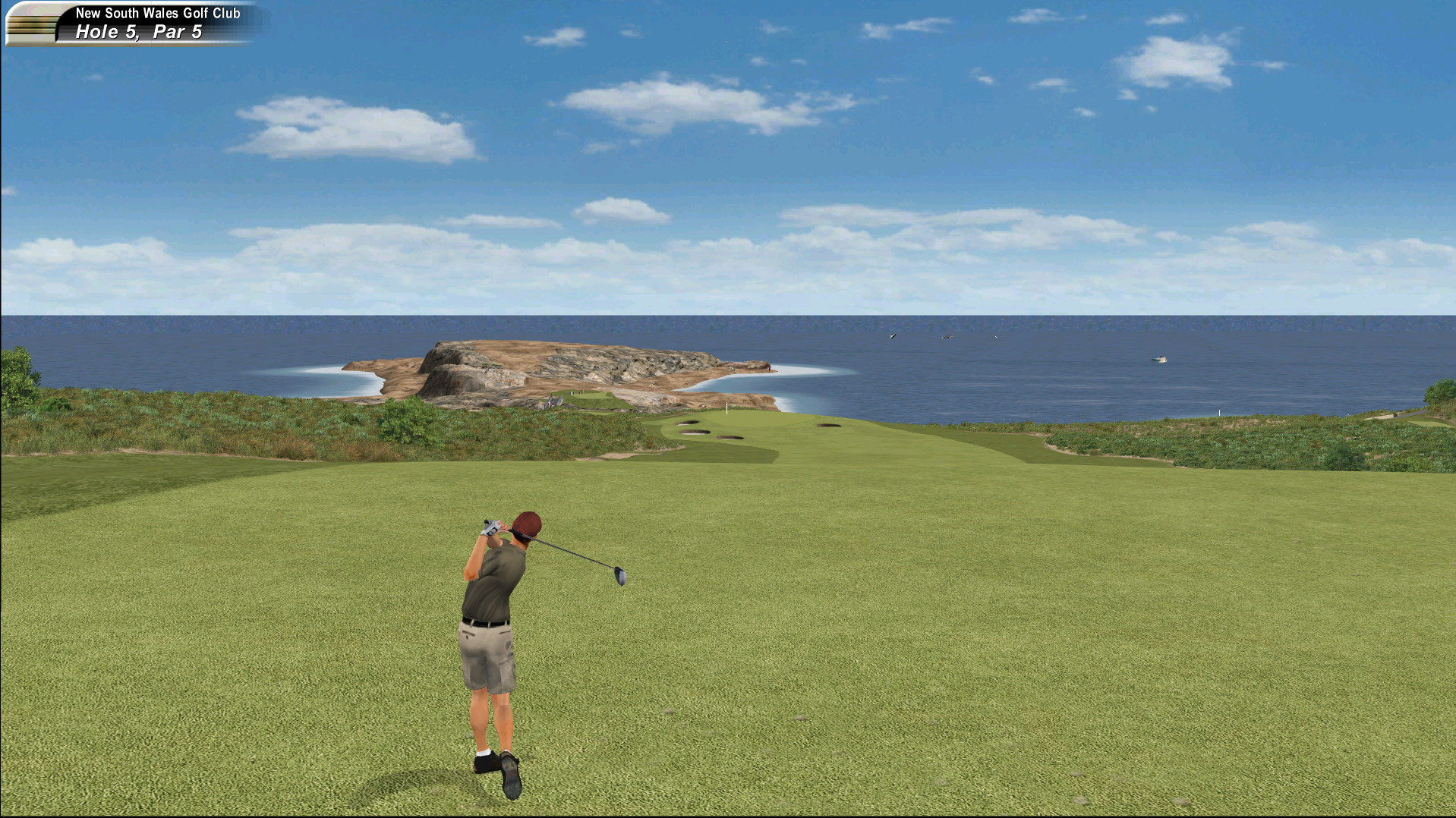 The famous second shot at the fifth